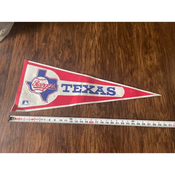 Vintage Texas Rangers pennant banner - Picture 1 of 3